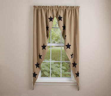 Taupe & Star Romantic Swags - Black Park Designs - The Fox Decor